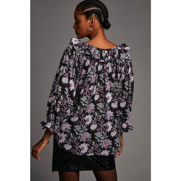 Anthropologie Mille May Floral Blouse - New Small - Picture 5 of 8